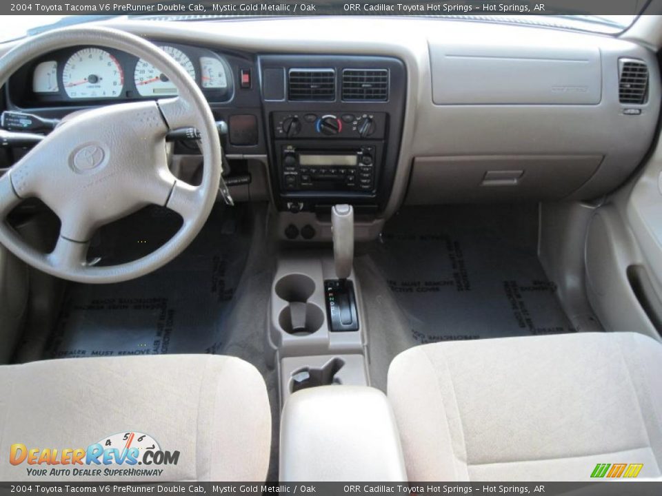 2004 Toyota Tacoma V6 PreRunner Double Cab Mystic Gold Metallic / Oak Photo #7