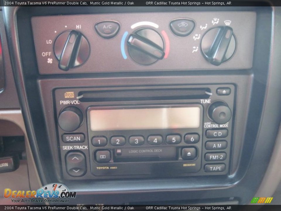 2004 Toyota Tacoma V6 PreRunner Double Cab Mystic Gold Metallic / Oak Photo #11