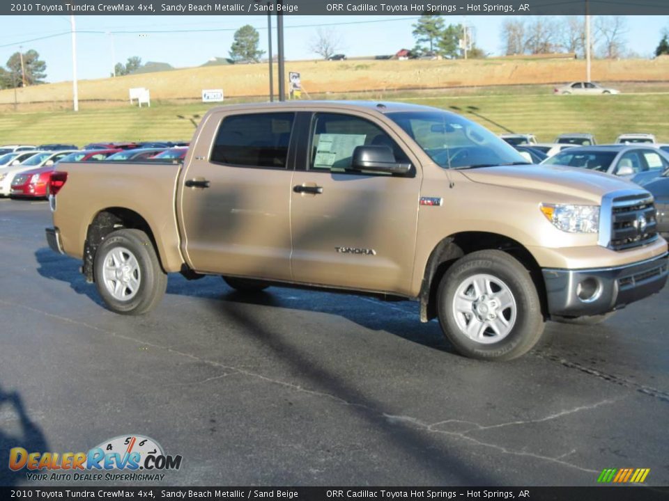 2010 Toyota Tundra CrewMax 4x4 Sandy Beach Metallic / Sand Beige Photo #2
