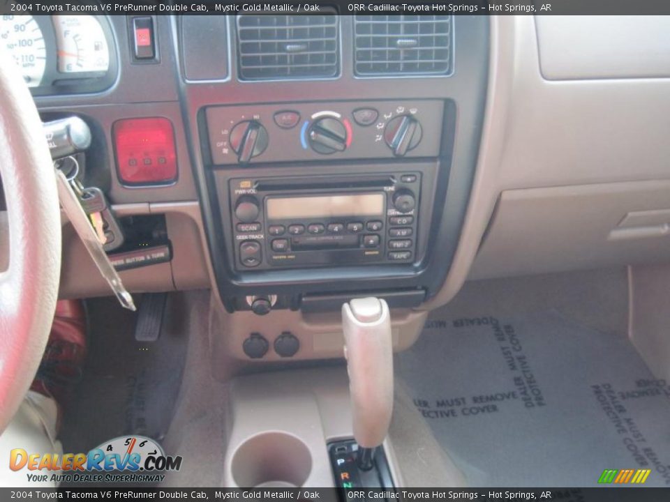 2004 Toyota Tacoma V6 PreRunner Double Cab Mystic Gold Metallic / Oak Photo #12