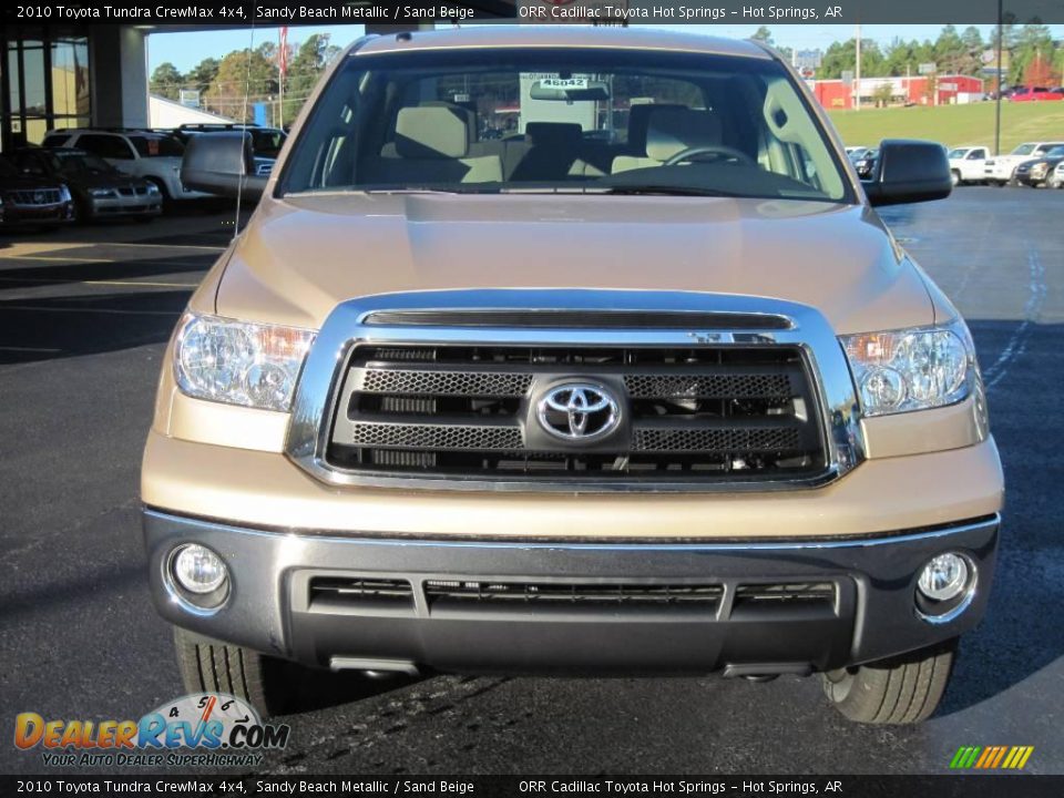 2010 Toyota Tundra CrewMax 4x4 Sandy Beach Metallic / Sand Beige Photo #3