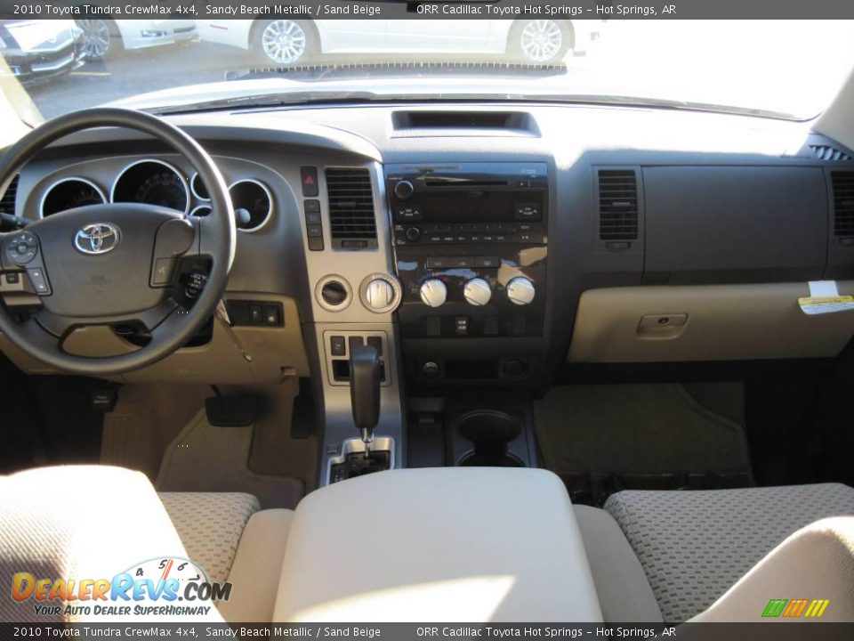 2010 Toyota Tundra CrewMax 4x4 Sandy Beach Metallic / Sand Beige Photo #5
