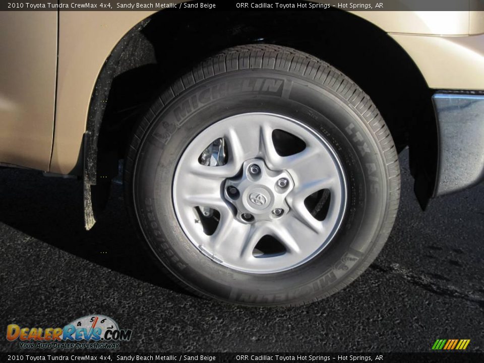 2010 Toyota Tundra CrewMax 4x4 Sandy Beach Metallic / Sand Beige Photo #8