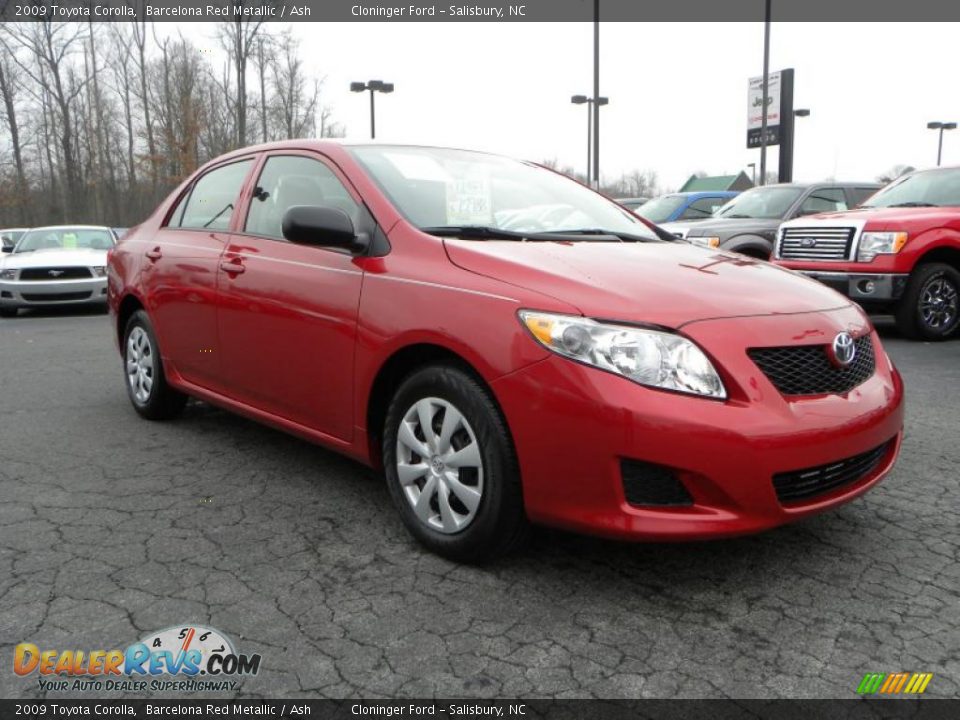 2009 Toyota Corolla Barcelona Red Metallic / Ash Photo #1