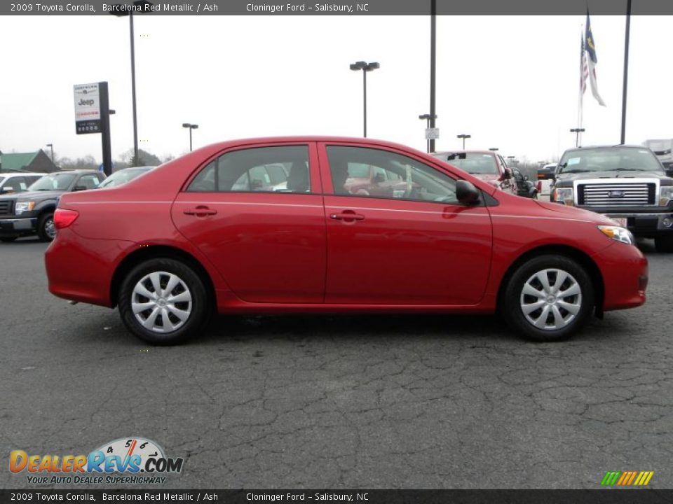 2009 Toyota Corolla Barcelona Red Metallic / Ash Photo #2