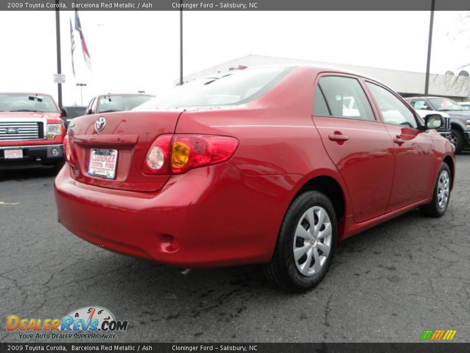 2009 Toyota Corolla Barcelona Red Metallic / Ash Photo #3