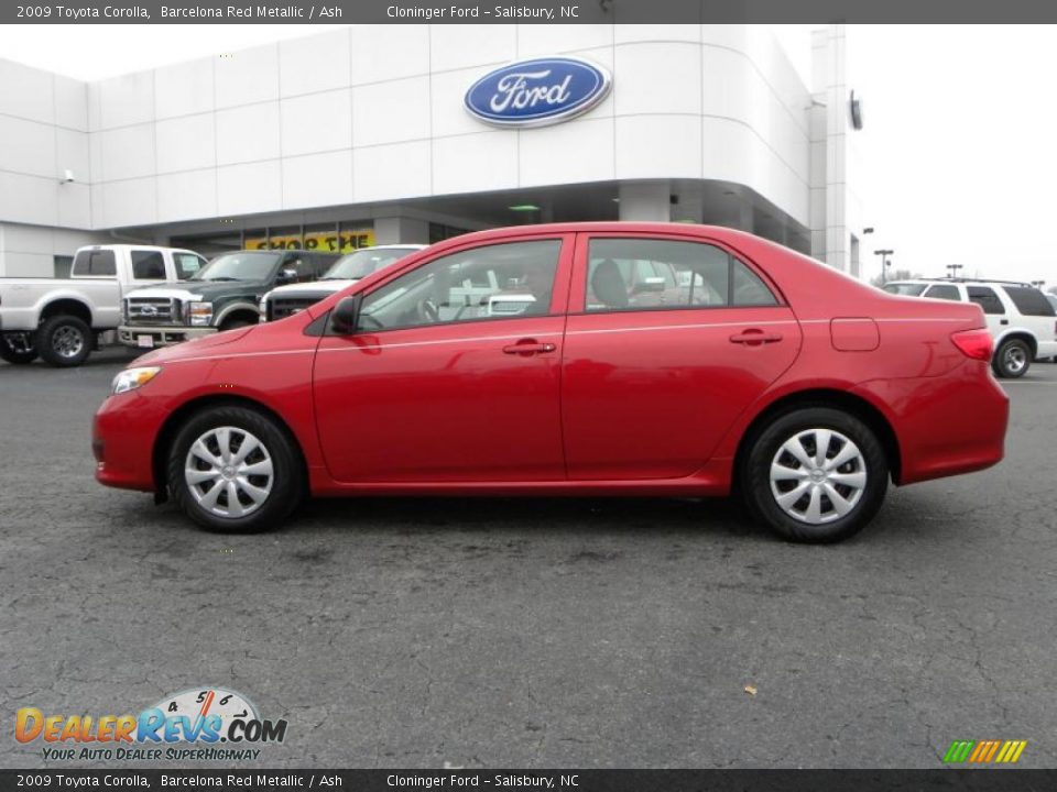 2009 Toyota Corolla Barcelona Red Metallic / Ash Photo #5