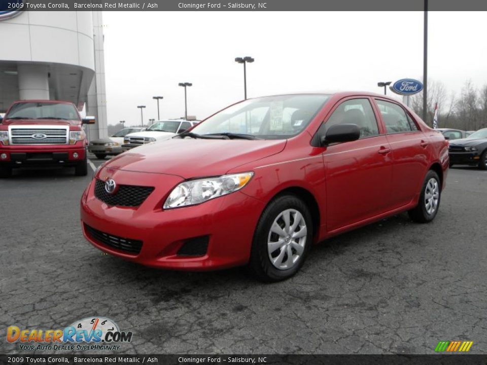 2009 Toyota Corolla Barcelona Red Metallic / Ash Photo #6