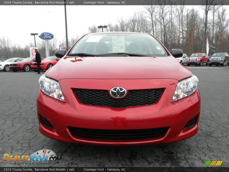 2009 Toyota Corolla Barcelona Red Metallic / Ash Photo #7