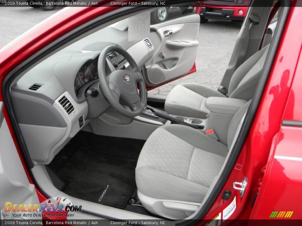 2009 Toyota Corolla Barcelona Red Metallic / Ash Photo #8