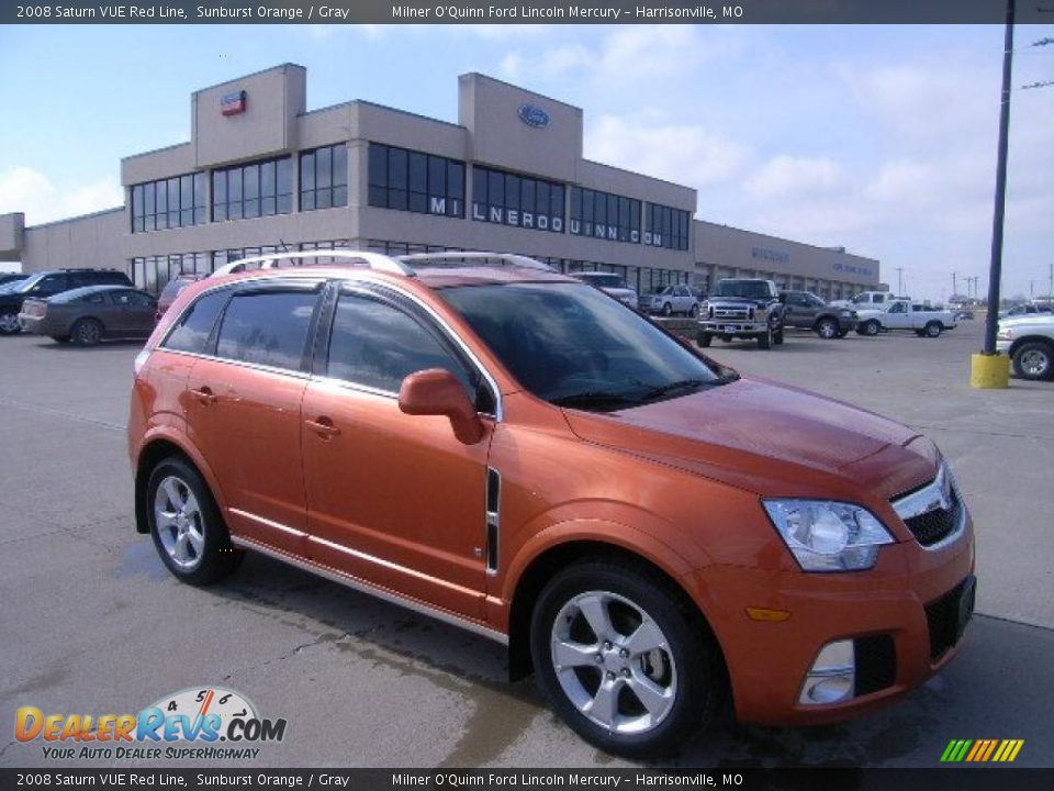 2008 Saturn VUE Red Line Sunburst Orange / Gray Photo #1