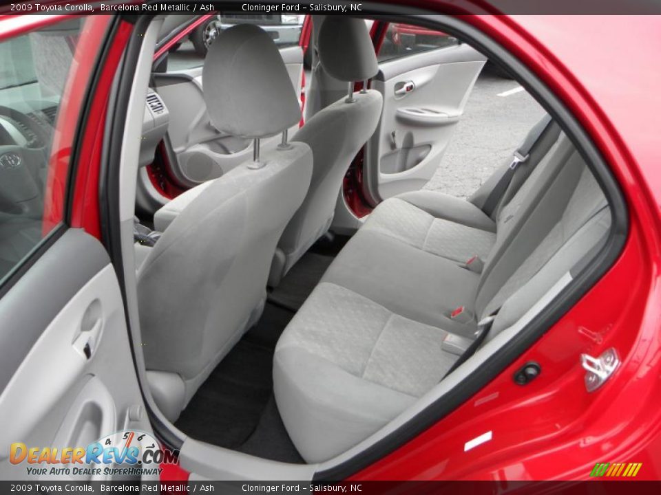 2009 Toyota Corolla Barcelona Red Metallic / Ash Photo #9
