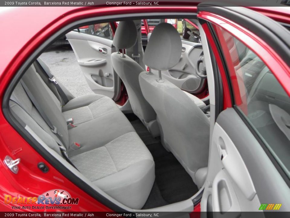 2009 Toyota Corolla Barcelona Red Metallic / Ash Photo #10
