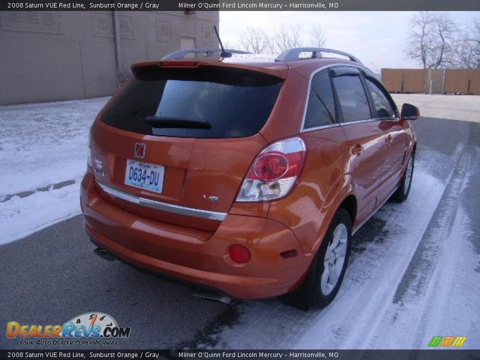 2008 Saturn VUE Red Line Sunburst Orange / Gray Photo #3