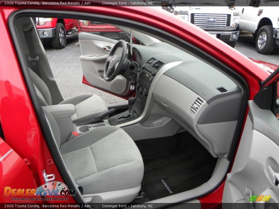 2009 Toyota Corolla Barcelona Red Metallic / Ash Photo #11