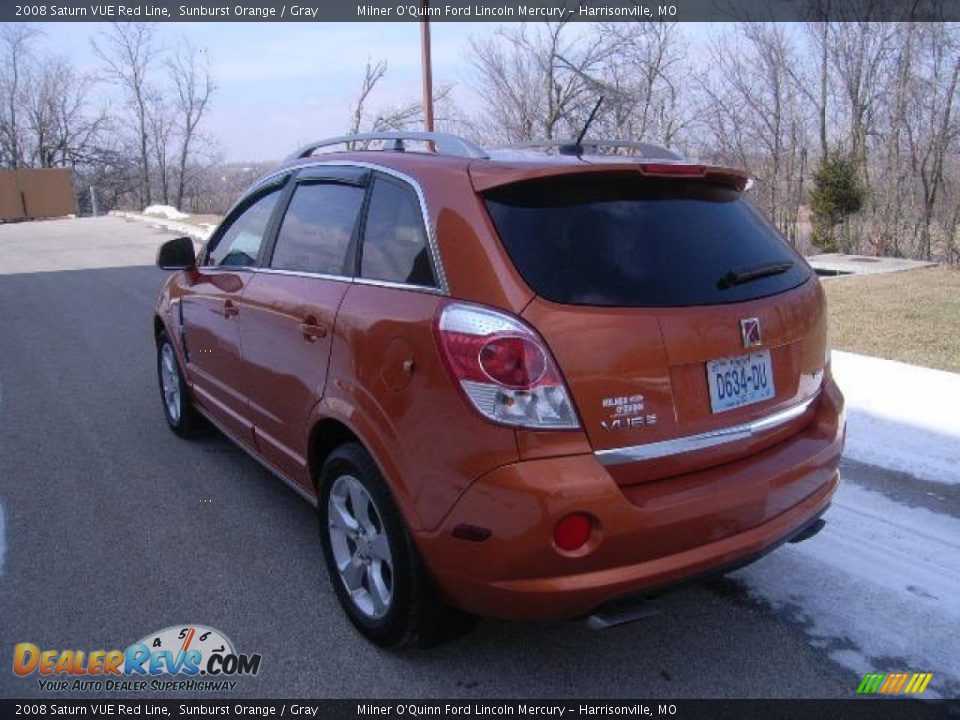 2008 Saturn VUE Red Line Sunburst Orange / Gray Photo #5