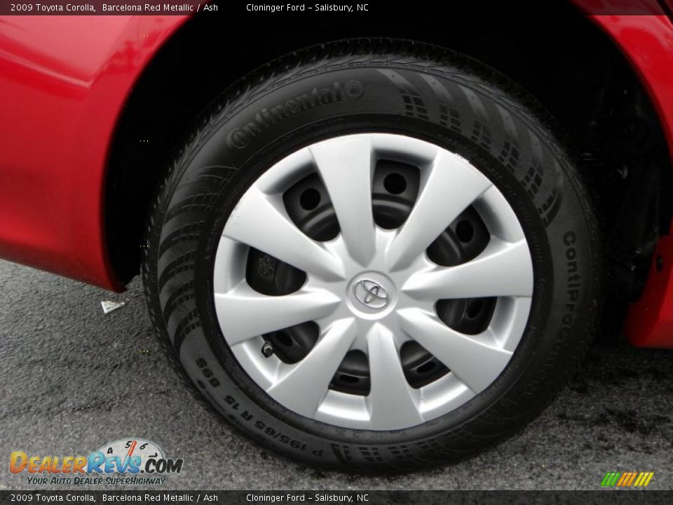 2009 Toyota Corolla Barcelona Red Metallic / Ash Photo #12