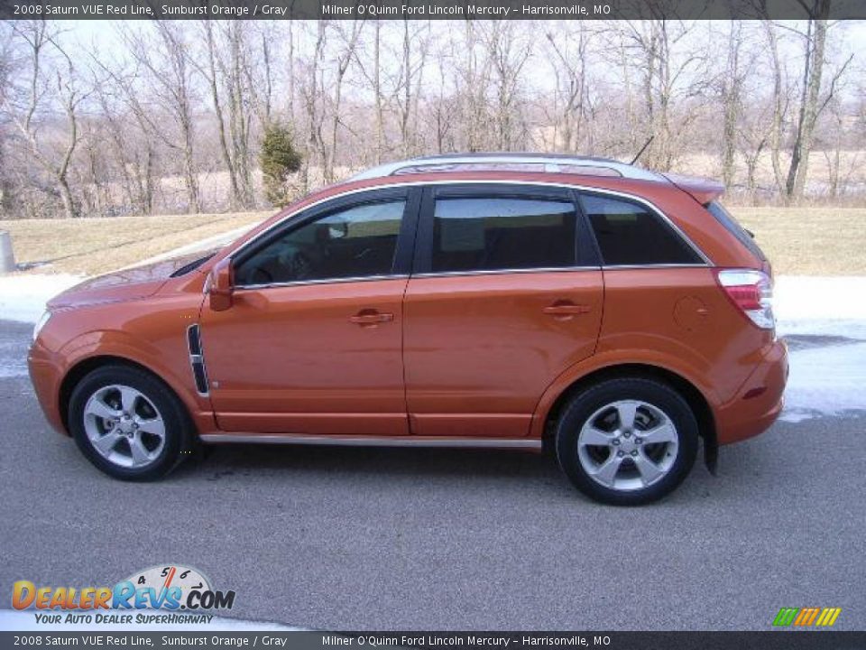 2008 Saturn VUE Red Line Sunburst Orange / Gray Photo #6