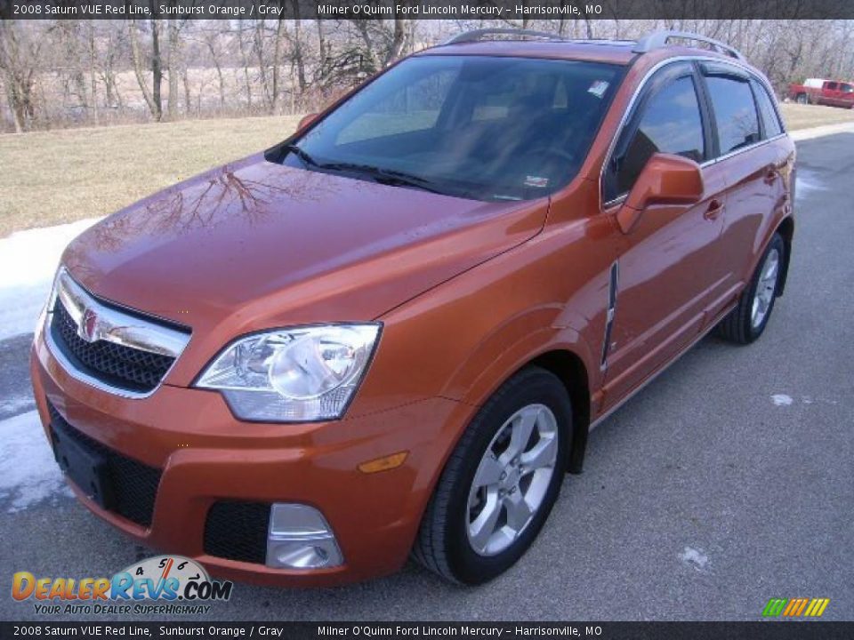 2008 Saturn VUE Red Line Sunburst Orange / Gray Photo #7