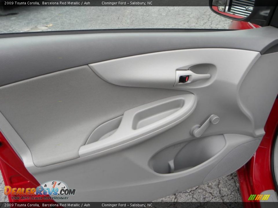 2009 Toyota Corolla Barcelona Red Metallic / Ash Photo #13