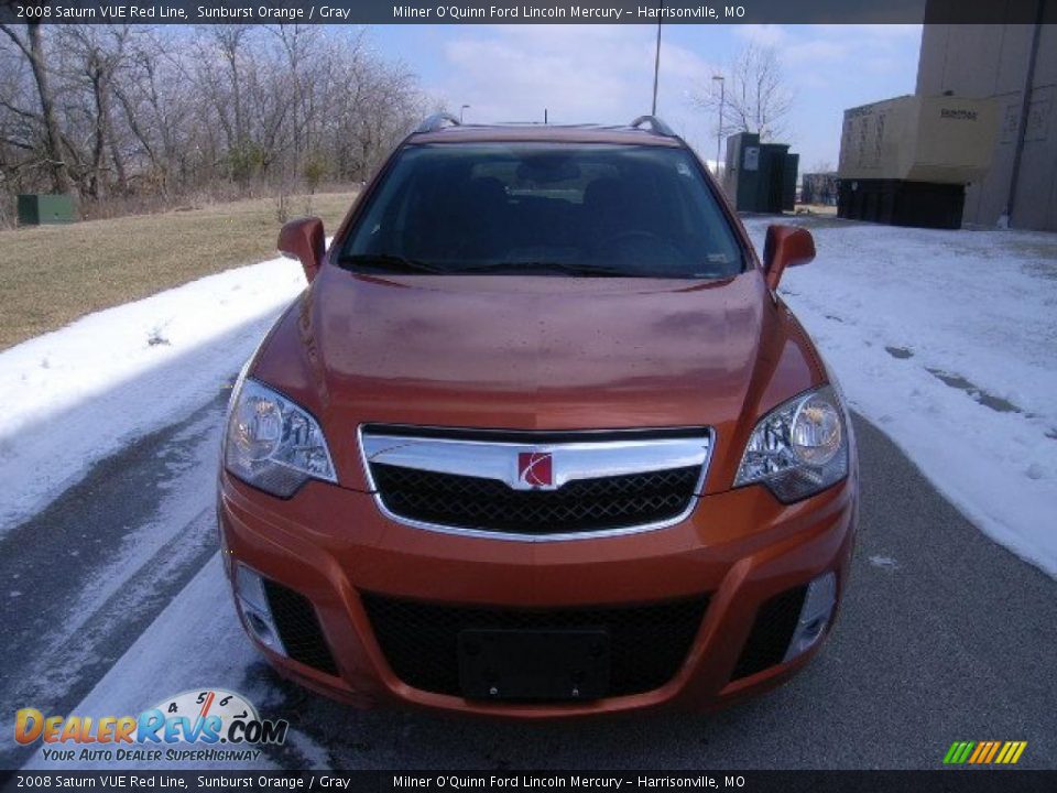 2008 Saturn VUE Red Line Sunburst Orange / Gray Photo #8