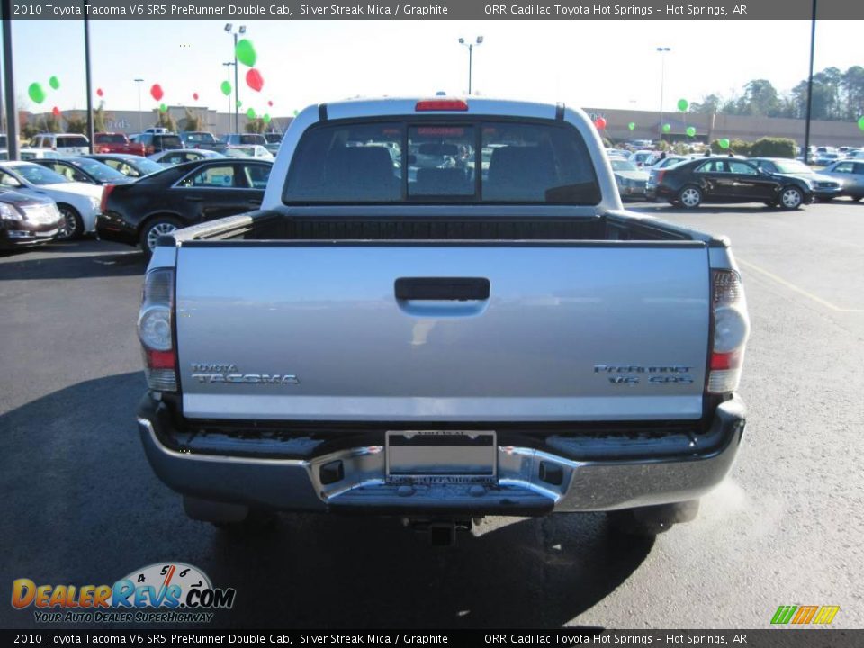 2010 Toyota Tacoma V6 SR5 PreRunner Double Cab Silver Streak Mica / Graphite Photo #4