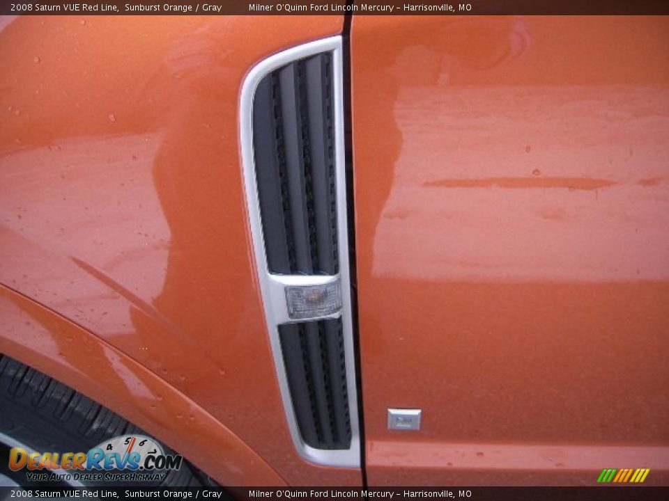 2008 Saturn VUE Red Line Sunburst Orange / Gray Photo #9