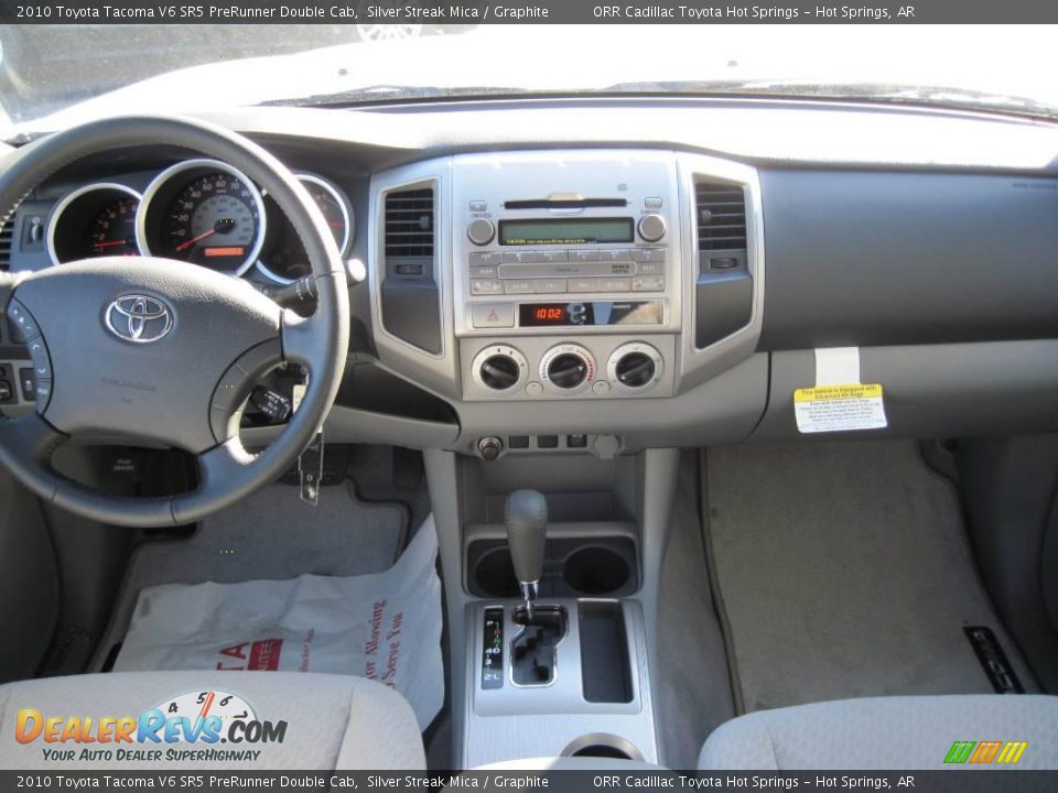 2010 Toyota Tacoma V6 SR5 PreRunner Double Cab Silver Streak Mica / Graphite Photo #5
