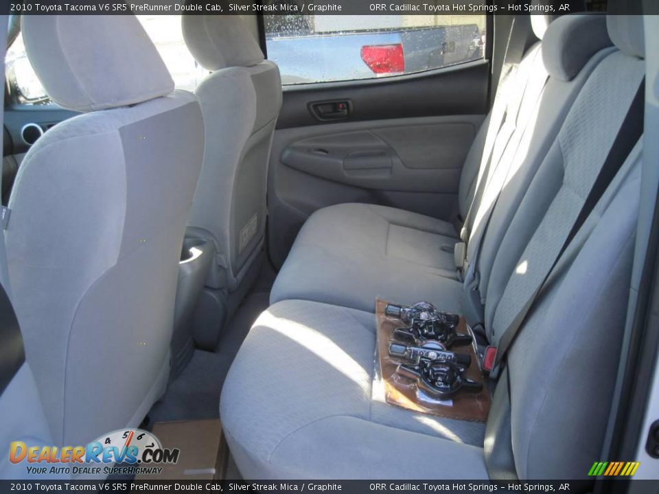 2010 Toyota Tacoma V6 SR5 PreRunner Double Cab Silver Streak Mica / Graphite Photo #6