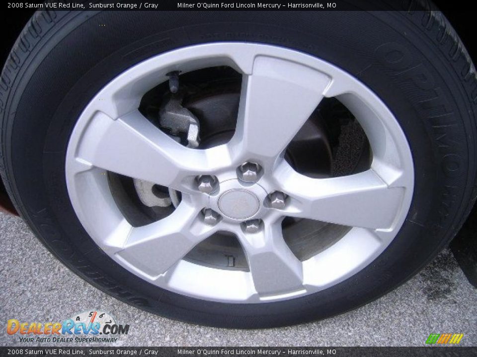 2008 Saturn VUE Red Line Sunburst Orange / Gray Photo #10