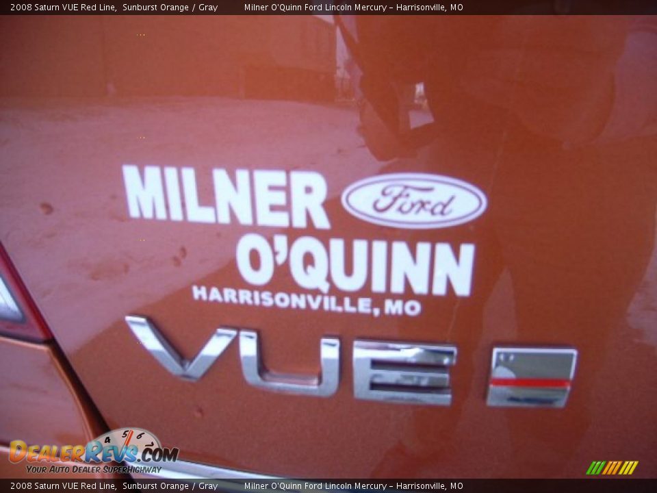 2008 Saturn VUE Red Line Sunburst Orange / Gray Photo #13