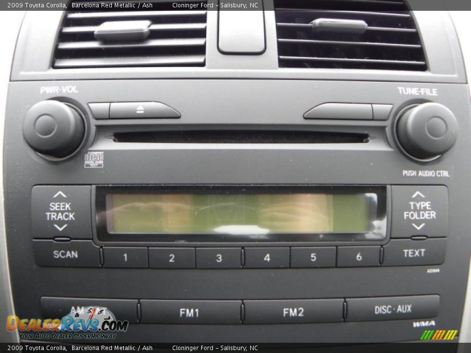 2009 Toyota Corolla Barcelona Red Metallic / Ash Photo #17
