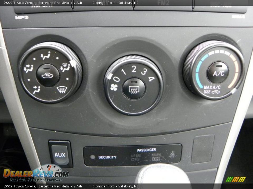 2009 Toyota Corolla Barcelona Red Metallic / Ash Photo #18