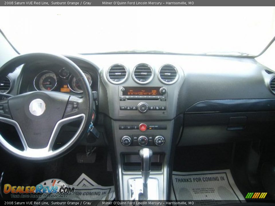 2008 Saturn VUE Red Line Sunburst Orange / Gray Photo #16