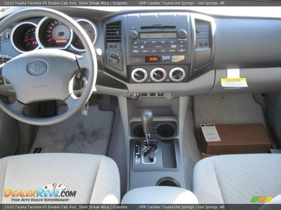 2010 Toyota Tacoma V6 Double Cab 4x4 Silver Streak Mica / Graphite Photo #5