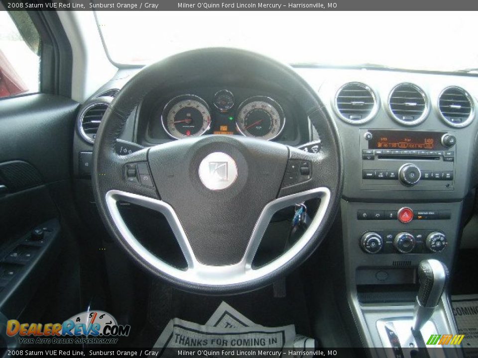 2008 Saturn VUE Red Line Sunburst Orange / Gray Photo #17