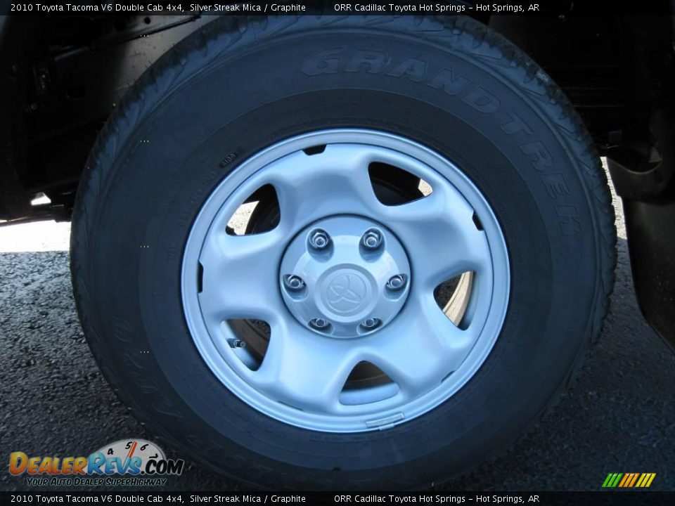 2010 Toyota Tacoma V6 Double Cab 4x4 Silver Streak Mica / Graphite Photo #7