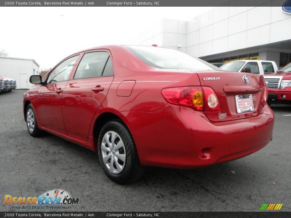 2009 Toyota Corolla Barcelona Red Metallic / Ash Photo #21