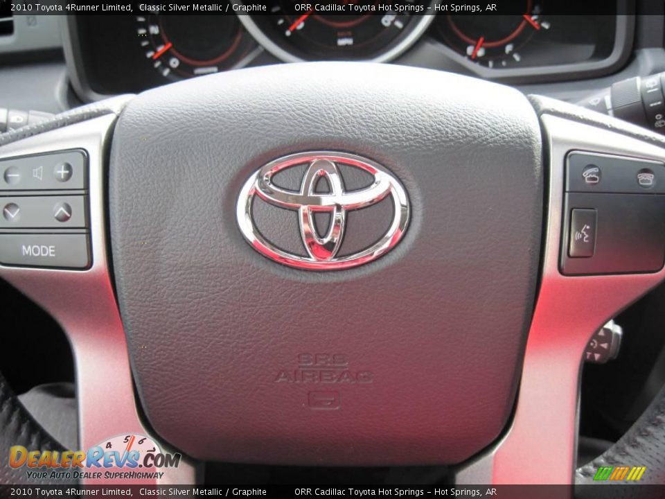 2010 Toyota 4Runner Limited Classic Silver Metallic / Graphite Photo #9