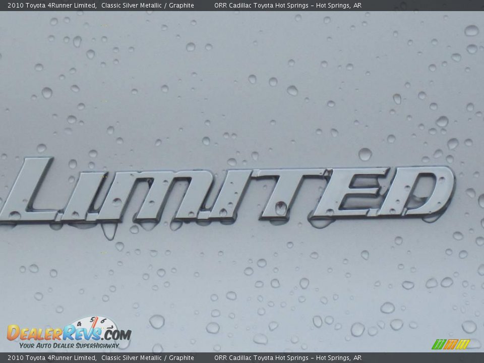2010 Toyota 4Runner Limited Classic Silver Metallic / Graphite Photo #10