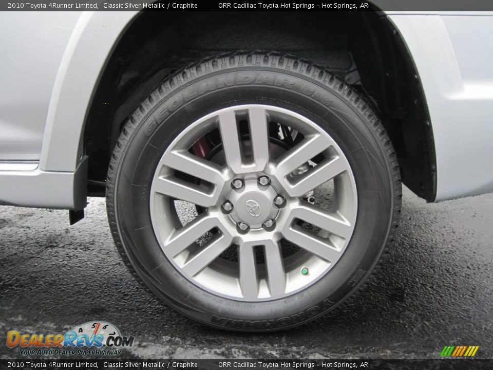 2010 Toyota 4Runner Limited Classic Silver Metallic / Graphite Photo #11