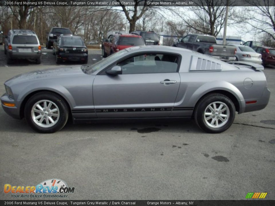 2006 Ford Mustang V6 Deluxe Coupe Tungsten Grey Metallic / Dark Charcoal Photo #2