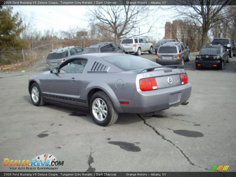 2006 Ford Mustang V6 Deluxe Coupe Tungsten Grey Metallic / Dark Charcoal Photo #3