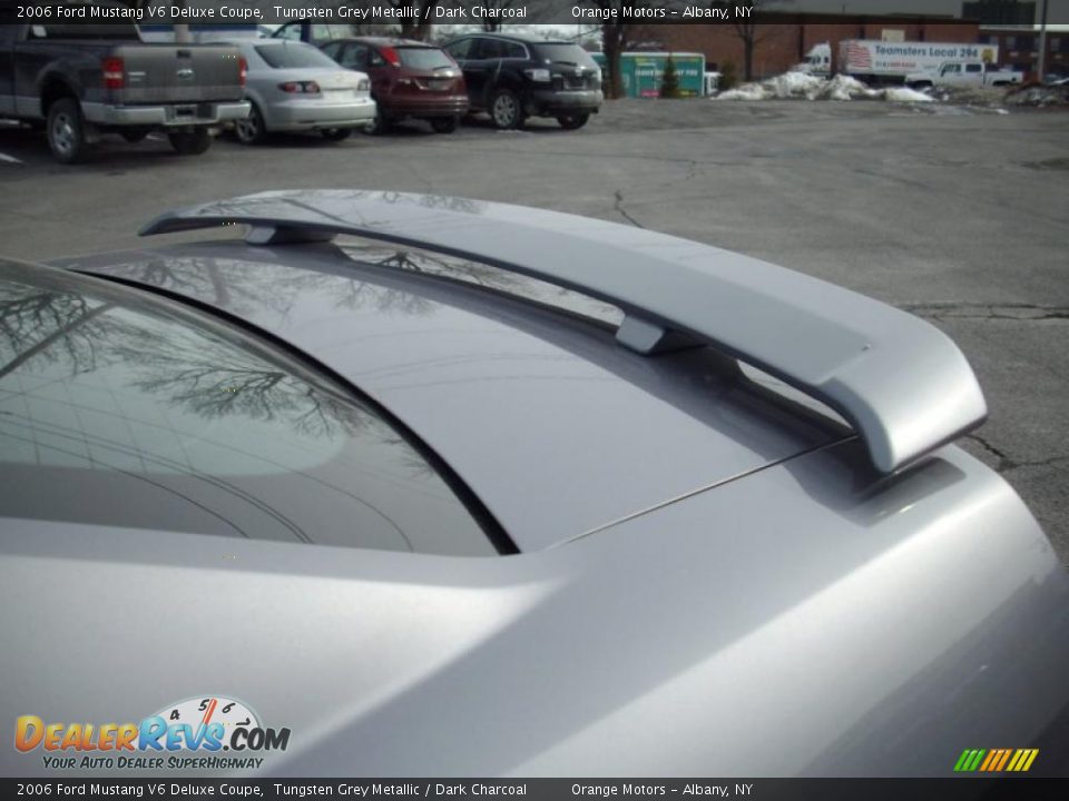 2006 Ford Mustang V6 Deluxe Coupe Tungsten Grey Metallic / Dark Charcoal Photo #6