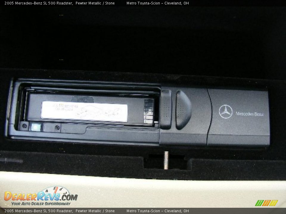 2005 Mercedes-Benz SL 500 Roadster Pewter Metallic / Stone Photo #15