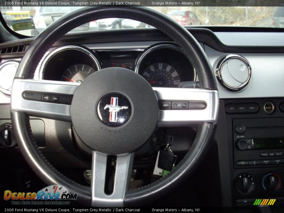 2006 Ford Mustang V6 Deluxe Coupe Tungsten Grey Metallic / Dark Charcoal Photo #9