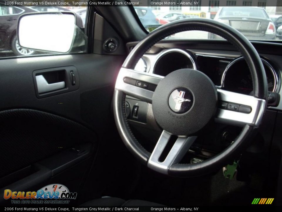 2006 Ford Mustang V6 Deluxe Coupe Tungsten Grey Metallic / Dark Charcoal Photo #10