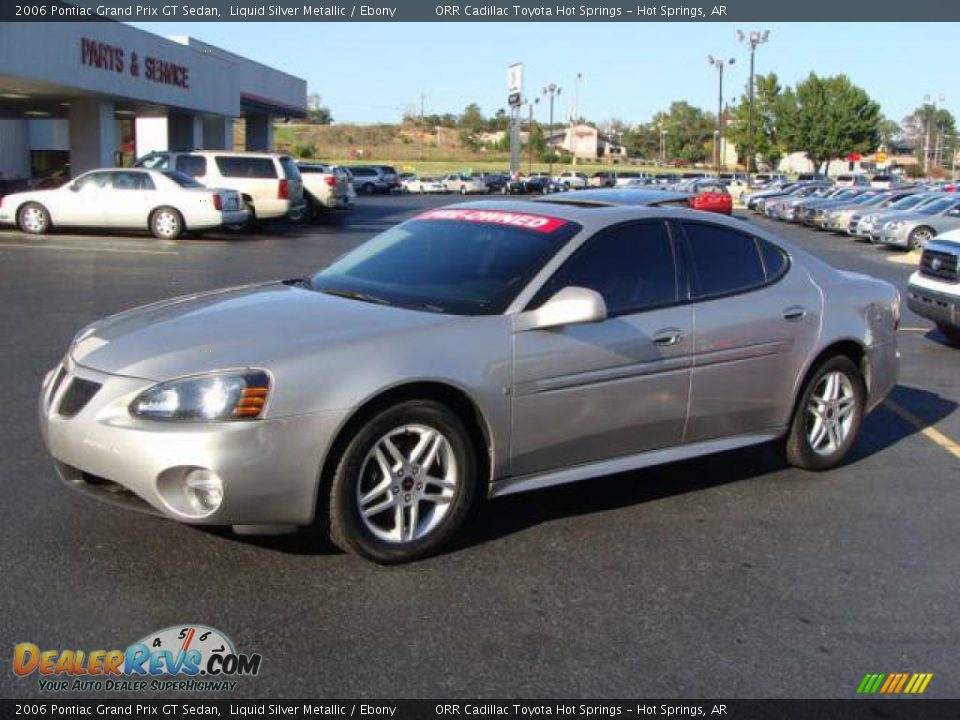 2006 Pontiac Grand Prix GT Sedan Liquid Silver Metallic / Ebony Photo #1