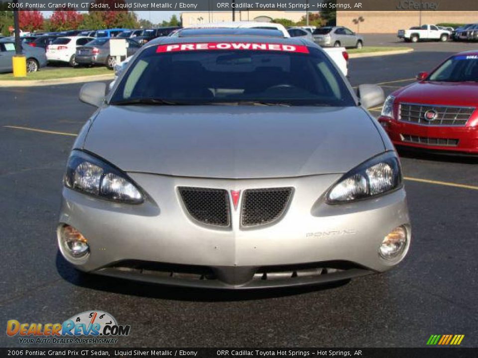 2006 Pontiac Grand Prix GT Sedan Liquid Silver Metallic / Ebony Photo #2