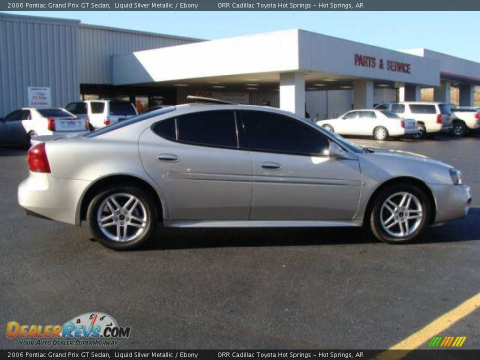 2006 Pontiac Grand Prix GT Sedan Liquid Silver Metallic / Ebony Photo #3